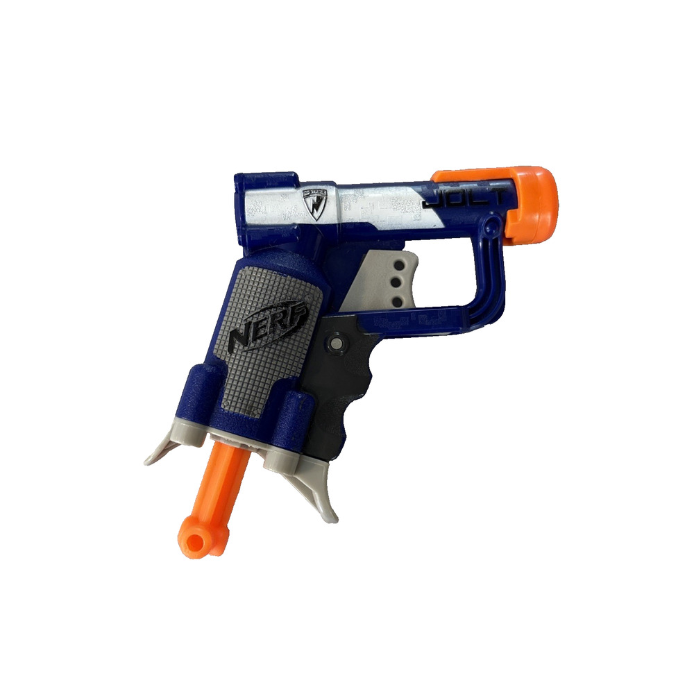 Nerf N-Strike Elite Jolt Blaster Blue Small Handheld Single Shot Foam Dart Toy